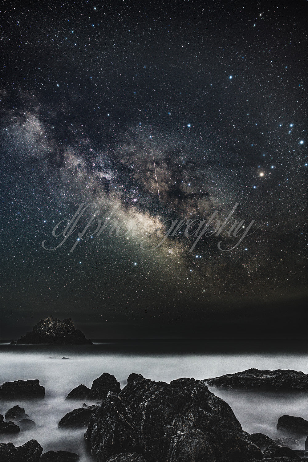 流れ星と天の川